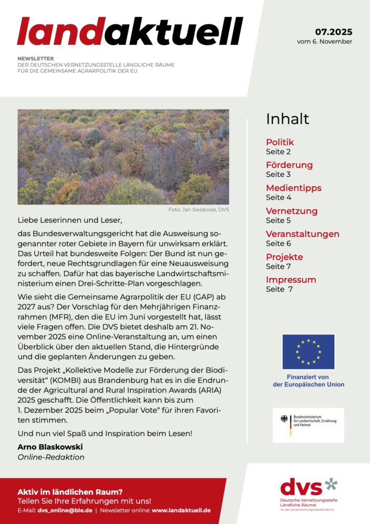 "landaktuell" vom 6. November 2025