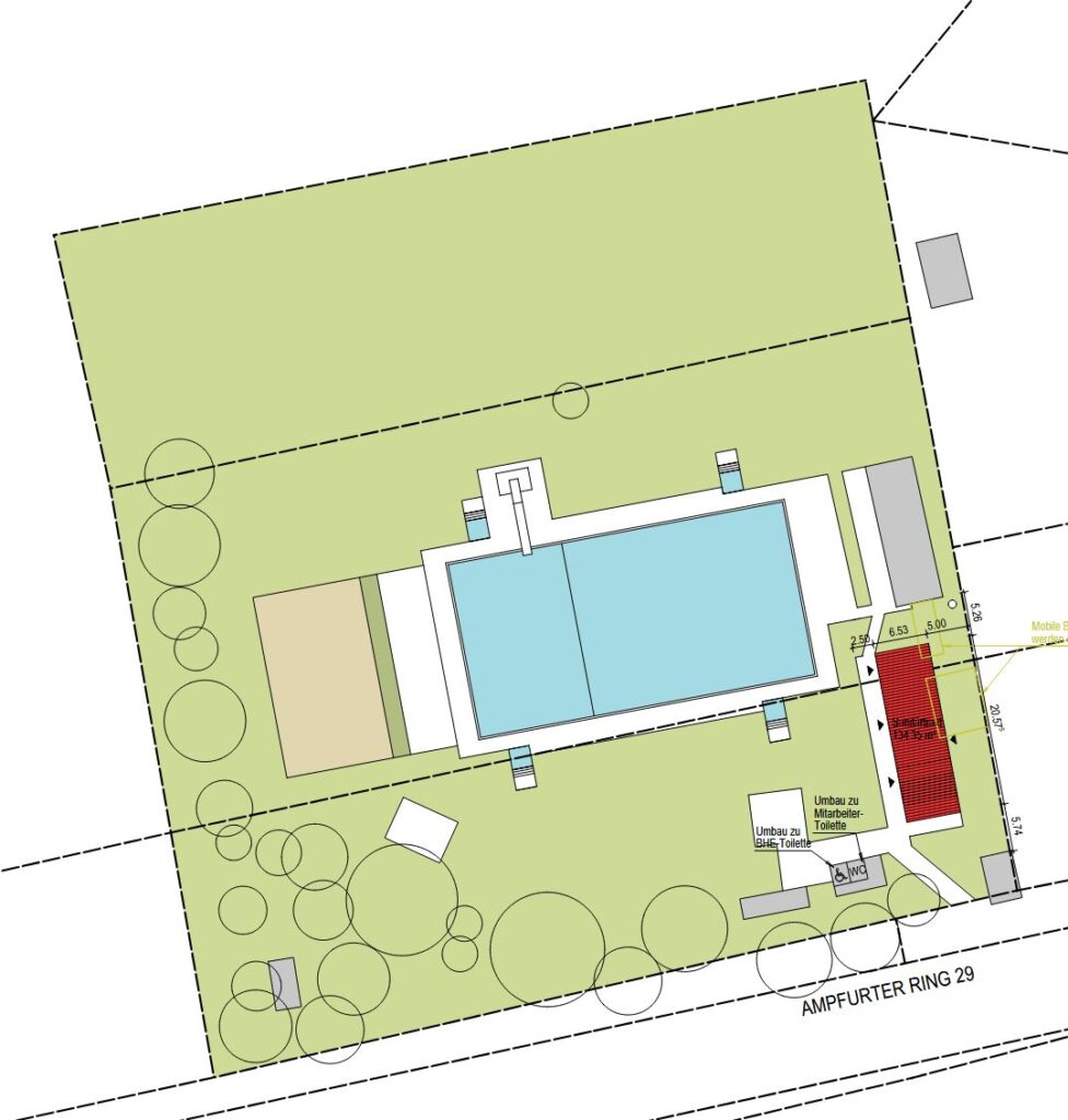 Umfangreiche Sanierungsmaßnahmen im Freibad Klein Wanzleben