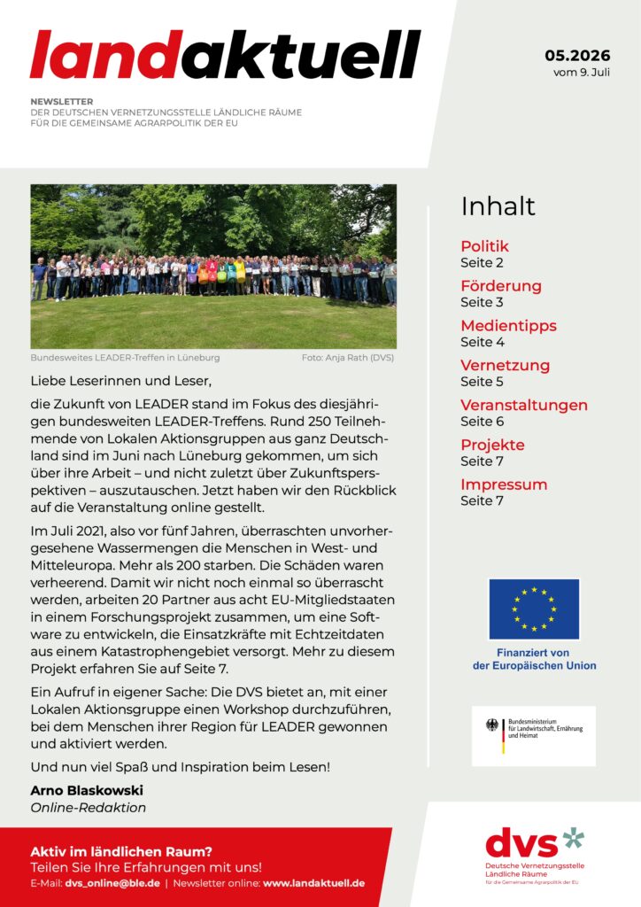 Newsletter Land aktuell (Ausgabe 5/2026)