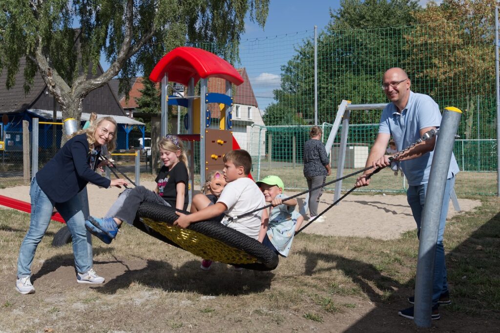 Neuer Spiel- und Bolzplatz in Buch